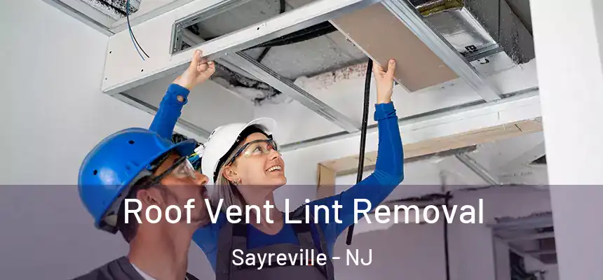Roof Vent Lint Removal Sayreville - NJ
